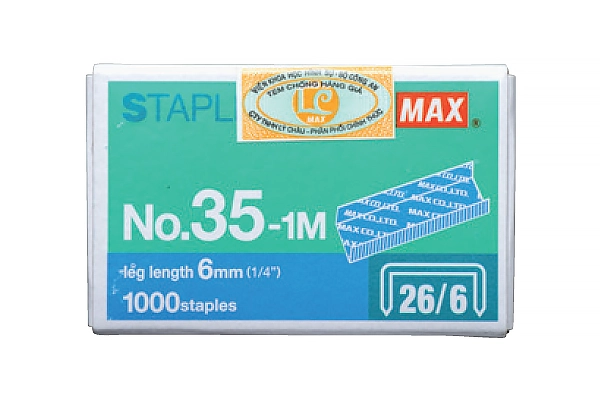 High-Quality No. 35 MAX No.35-1M 26/6 Staples